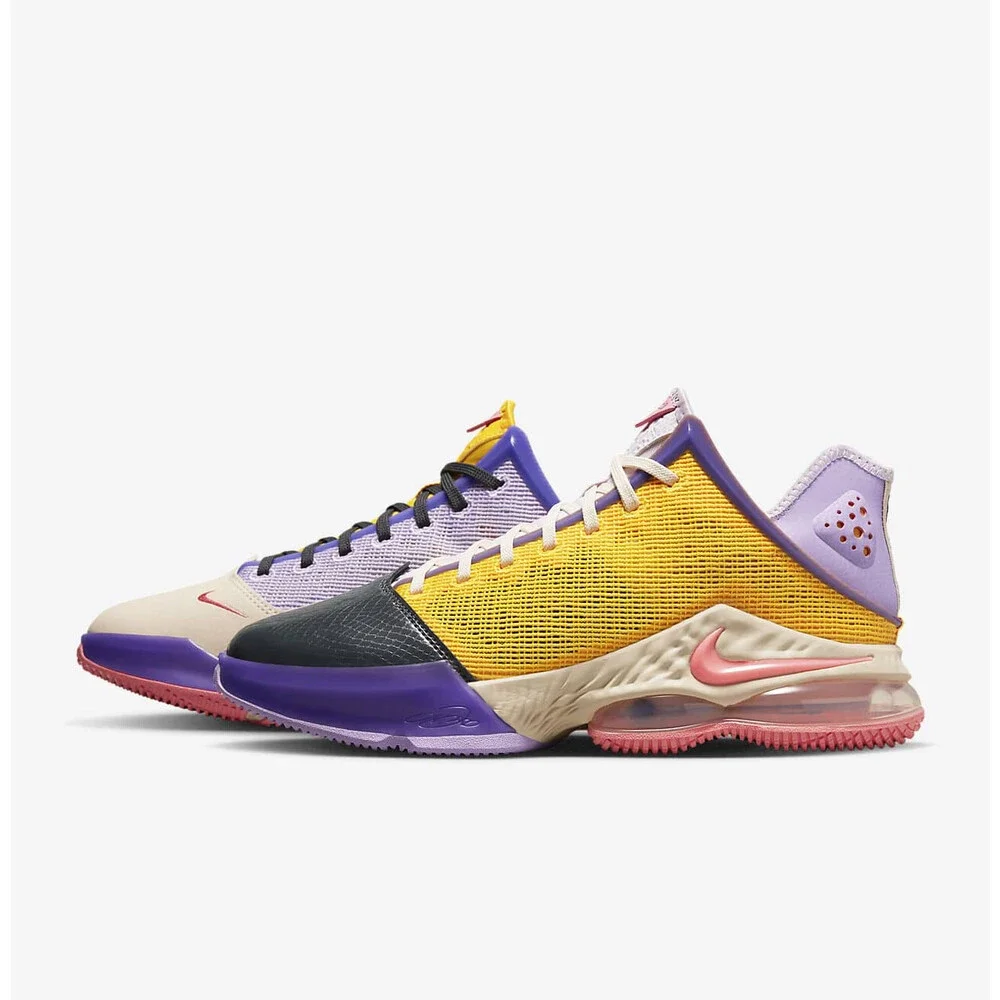Nike LeBron 19 Low Basketball Shoes Lilac Pink Glaze Men’s Sz 11 DO9829-500